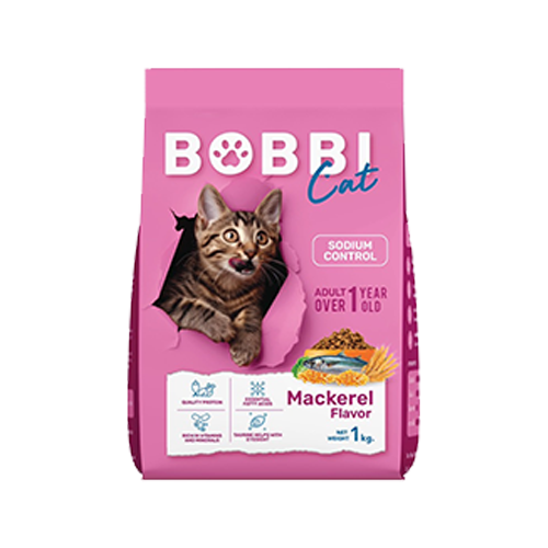 Bobbi Cat, Mackerel flavor<p style="font-size:15px">Complete adult cat food</p> - Image 2