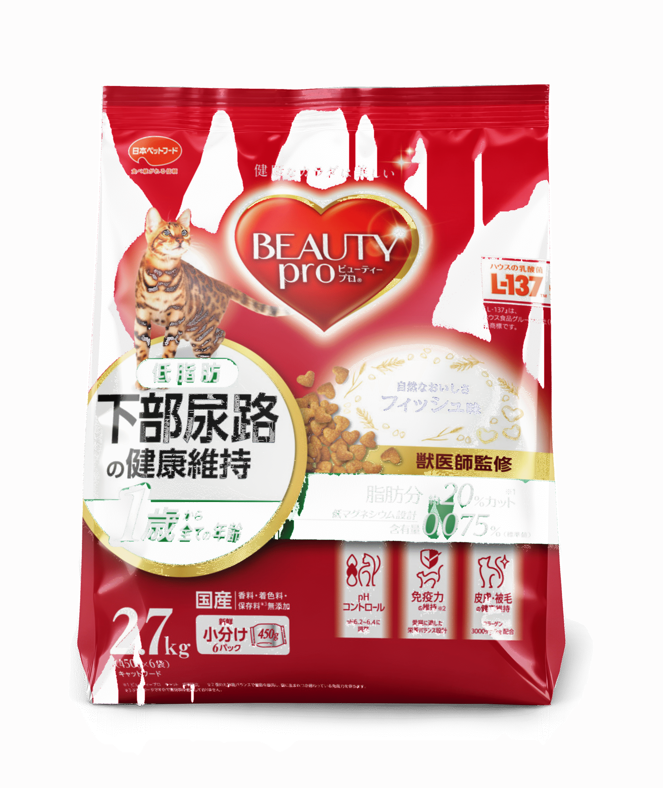 Beauty Pro Cat Fit Adult (Low fat) F.L.U.T.D. - Image 5